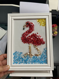 HKM-115155 Decorative Glass Painting Photo Frame Kit for Creative Home Decoration