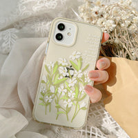 HKM-115155 Vintage Yellow Daisy Bouquet TPU Phone Case for iPhone 12 Pro Max and Compatible Models