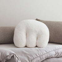 HKM-115347 Nordic Style 3D Sculpture Pillow - Plush Cushion with Fiber Filling, Various Shapes and Sizes Available