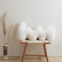 HKM-115347 Nordic Style 3D Sculpture Pillow - Plush Cushion with Fiber Filling, Various Shapes and Sizes Available