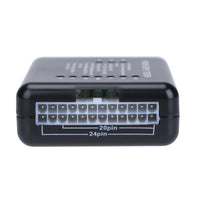 HKM-115411 ATX SATA HDD Power Supply Tester with LED Voltage and PG Display for Accurate Diagnostics