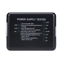 HKM-115411 ATX SATA HDD Power Supply Tester with LED Voltage and PG Display for Accurate Diagnostics