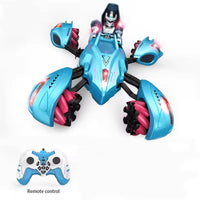 HKM-115475 Transforming RC Car with 360° Rotation, Lights & Music, All-Directional Drive, Ages 5 and Up