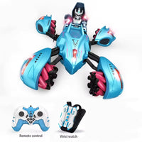 HKM-115475 Transforming RC Car with 360° Rotation, Lights & Music, All-Directional Drive, Ages 5 and Up