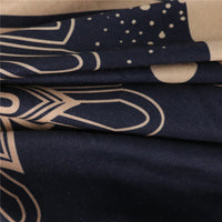 HKM-115539 Customizable Geometric Quilt Cover Set, 3-Piece Bedding Solution in Various Sizes