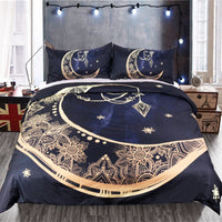 HKM-115539 Customizable Geometric Quilt Cover Set, 3-Piece Bedding Solution in Various Sizes