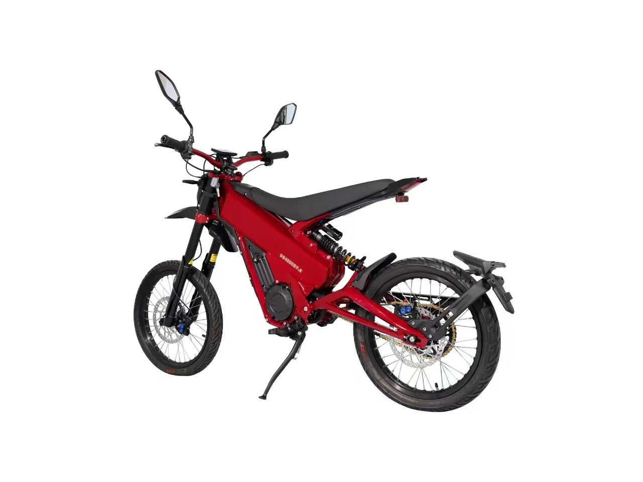 KTX-115603 60V 6500W Electric Dirt Bike with Dual Hydraulic Suspension and 17" Off-Road Tires
