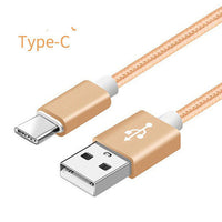 HKM-115603 Nylon Braided V8 Charging Cable for Apple and Android Devices - 0.25m to 3m Length Options