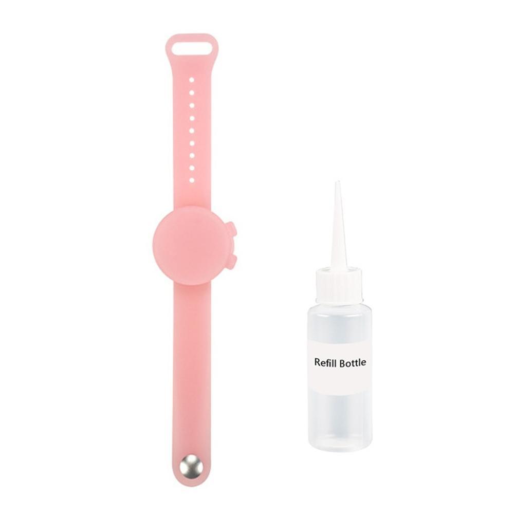 HKM-115731 Silicone Wristband Hand Sanitizer Dispenser Bracelet - Leak-Proof, Waterproof, Travel-Friendly