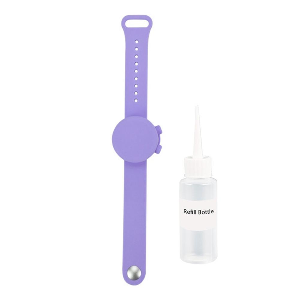 HKM-115731 Silicone Wristband Hand Sanitizer Dispenser Bracelet - Leak-Proof, Waterproof, Travel-Friendly
