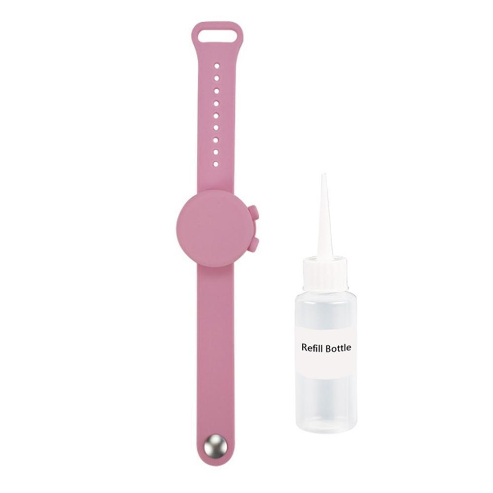 HKM-115731 Silicone Wristband Hand Sanitizer Dispenser Bracelet - Leak-Proof, Waterproof, Travel-Friendly