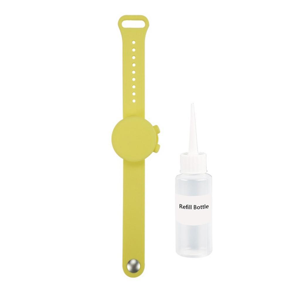 HKM-115731 Silicone Wristband Hand Sanitizer Dispenser Bracelet - Leak-Proof, Waterproof, Travel-Friendly