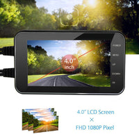 HKM-115795 Full HD Waterproof Motorcycle Camera with Dual Lens and Motion Detection