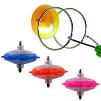 HKM-115795 Light Up Hand Gyro Spinning Toy for Kids - Creative LED Magnetic Fun