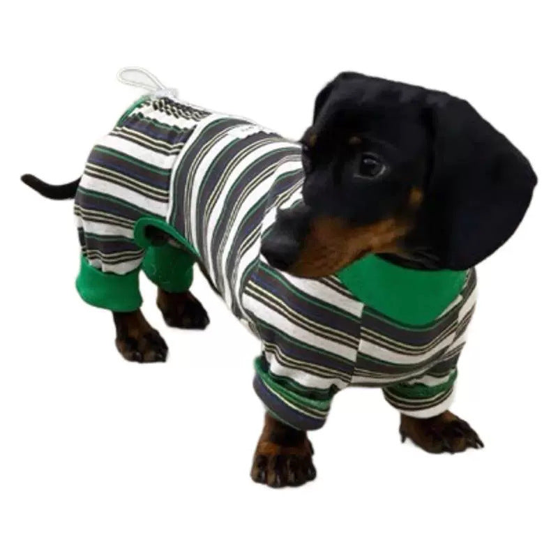 HKM-115795 Warm Striped Vest for Dogs – Autumn and Winter Pet Clothing