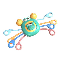 HKM-115859 Montessori Crab Pull String Musical Toy for Kids - Educational Sensory Play, Ages 2 to 14