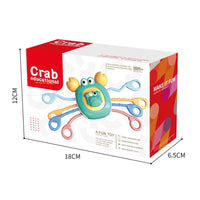 HKM-115859 Montessori Crab Pull String Musical Toy for Kids - Educational Sensory Play, Ages 2 to 14