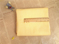 HKM-116051 Floral Cotton Fabric - 152cm Wide Yellow Print for Clothing, Home Décor, and DIY Projects