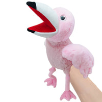 HKM-116051 Soft Plush Parrot Hand Puppet Toy for Kids – 40cm Big Mouth Design, Ideal for Ages 2 and Up