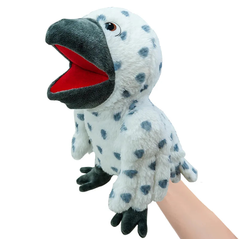 KTX-116051 Soft Plush Parrot Hand Puppet Toy for Kids – 40cm Big Mouth Design, Ideal for Ages 2 and Up