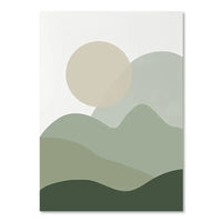 HKM-116307 Green Plant Canvas Art - Decorative Painting in Various Sizes for Home Decor