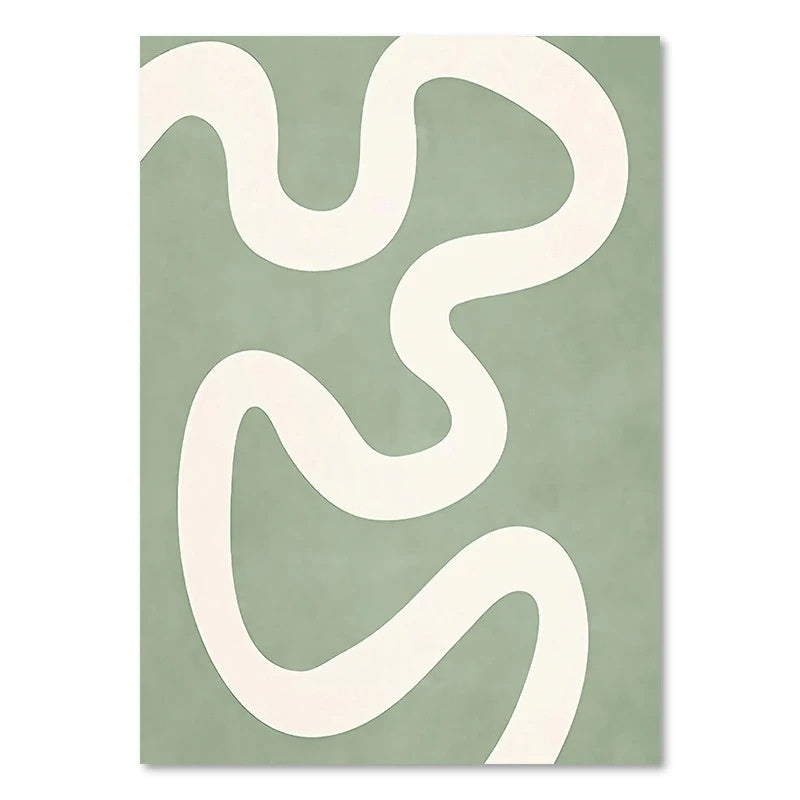HKM-116307 Green Plant Canvas Art - Decorative Painting in Various Sizes for Home Decor
