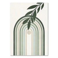 HKM-116307 Green Plant Canvas Art - Decorative Painting in Various Sizes for Home Decor