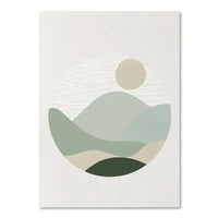 HKM-116307 Green Plant Canvas Art - Decorative Painting in Various Sizes for Home Decor