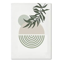 HKM-116307 Green Plant Canvas Art - Decorative Painting in Various Sizes for Home Decor