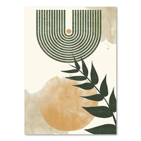 HKM-116307 Green Plant Canvas Art - Decorative Painting in Various Sizes for Home Decor