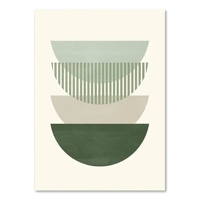 HKM-116307 Green Plant Canvas Art - Decorative Painting in Various Sizes for Home Decor
