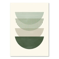 HKM-116307 Green Plant Canvas Art - Decorative Painting in Various Sizes for Home Decor