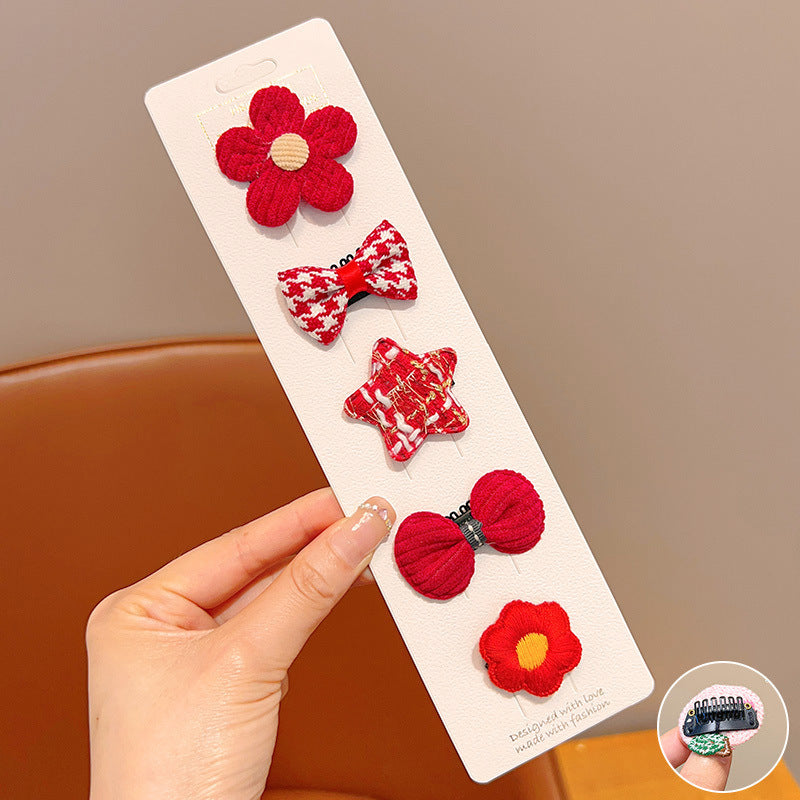 HKM-116371 Creative Mini Dog Hairpin Set - Multiple Color Options, 5 to 20 Piece Collections