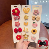 HKM-116371 Creative Mini Dog Hairpin Set - Multiple Color Options, 5 to 20 Piece Collections