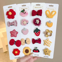HKM-116371 Creative Mini Dog Hairpin Set - Multiple Color Options, 5 to 20 Piece Collections