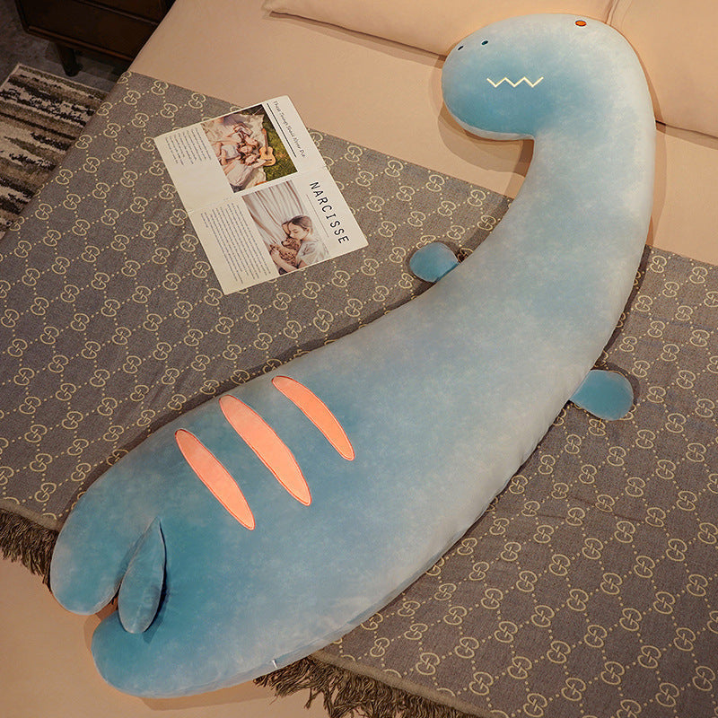 HKM-116499 Cute Cartoon Animal Long Leg Sleeping Pillow - Crocodile, Dinosaur, Fox - Multiple Sizes