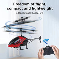 HKM-116627 Remote-Controlled Mini Helicopter Toy for Kids 8 Years and Up - Two-Channel Electric Aircraft with Shockproof Design