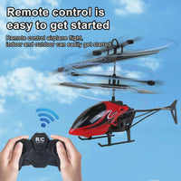 HKM-116627 Remote-Controlled Mini Helicopter Toy for Kids 8 Years and Up - Two-Channel Electric Aircraft with Shockproof Design