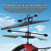 HKM-116627 Remote-Controlled Mini Helicopter Toy for Kids 8 Years and Up - Two-Channel Electric Aircraft with Shockproof Design