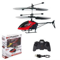 HKM-116627 Remote-Controlled Mini Helicopter Toy for Kids 8 Years and Up - Two-Channel Electric Aircraft with Shockproof Design