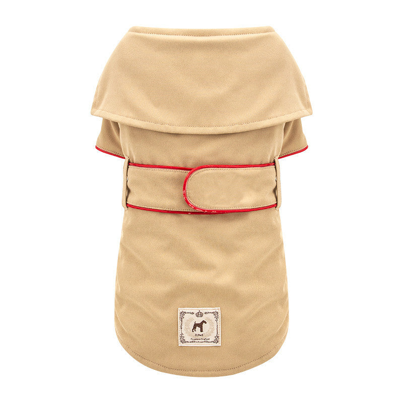 HKM-116819 Cotton British-Style Overcoat for Dogs in Multiple Sizes