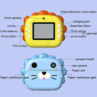 HKM-116947 Kids 1080p HD Instant Print Camera with Rechargeable Mini Printer, 2 Inch Color Thermal Photo Paper, 180° Wide Angle