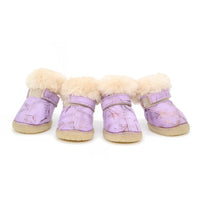 HKM-117075 Puppy Dog Winter Cotton Shoes – Non-Slip, Warm and Wear-Resistant in Various Colors