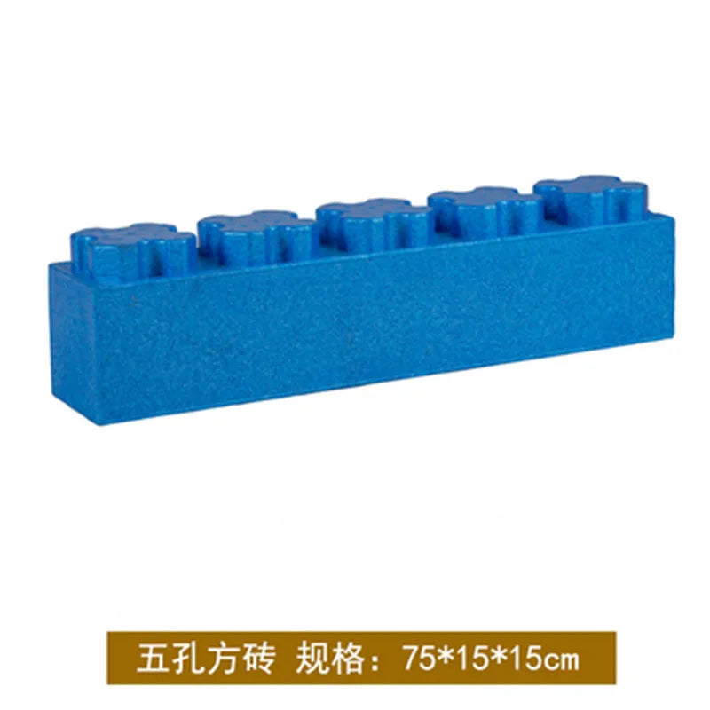 KTX-117203 Large EPP Foam Building Block Playground for Kids - Creative Indoor Castle Toy Set