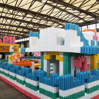 HKM-117203 Large EPP Foam Building Block Playground for Kids - Creative Indoor Castle Toy Set