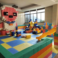HKM-117203 Large EPP Foam Building Block Playground for Kids - Creative Indoor Castle Toy Set