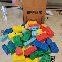 HKM-117203 Large EPP Foam Building Block Playground for Kids - Creative Indoor Castle Toy Set