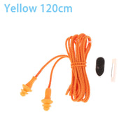 HKM-117267 Soundproof Wired Headphones with 70/100/120cm Cable in Blue and Yellow Colors