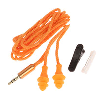 HKM-117267 Soundproof Wired Headphones with 70/100/120cm Cable in Blue and Yellow Colors