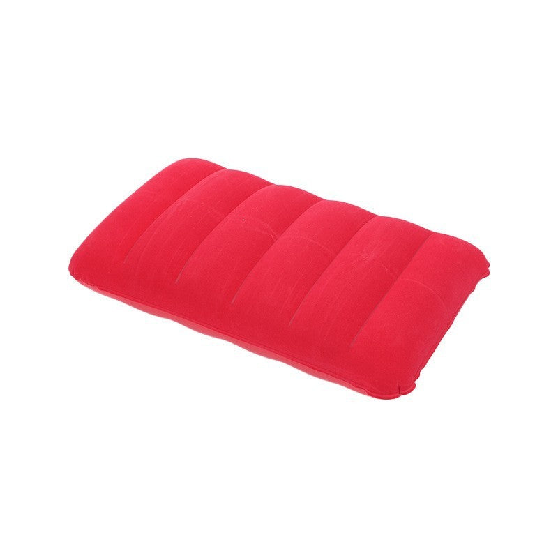HKM-117331 PVC Flocking Inflatable Stomach Sleeper Pillow in Multiple Colors